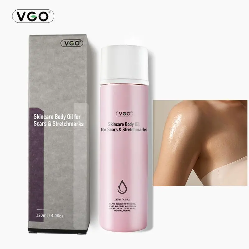 VGO Skincare Body Oil Vitamin A / E Serum for Scars & Stretchmarks, 50/120ml，Relaxing, Skin Care Comfort Cosmetic Nourishing Radiant Soothing Moisture Moisturize Moisturizer Moisturizing Hydrating