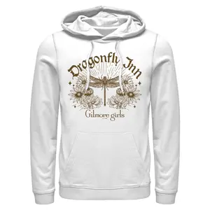 Mens Gilmore Girls Dragonfly Inn Classic Logo Lightweight Hoodie