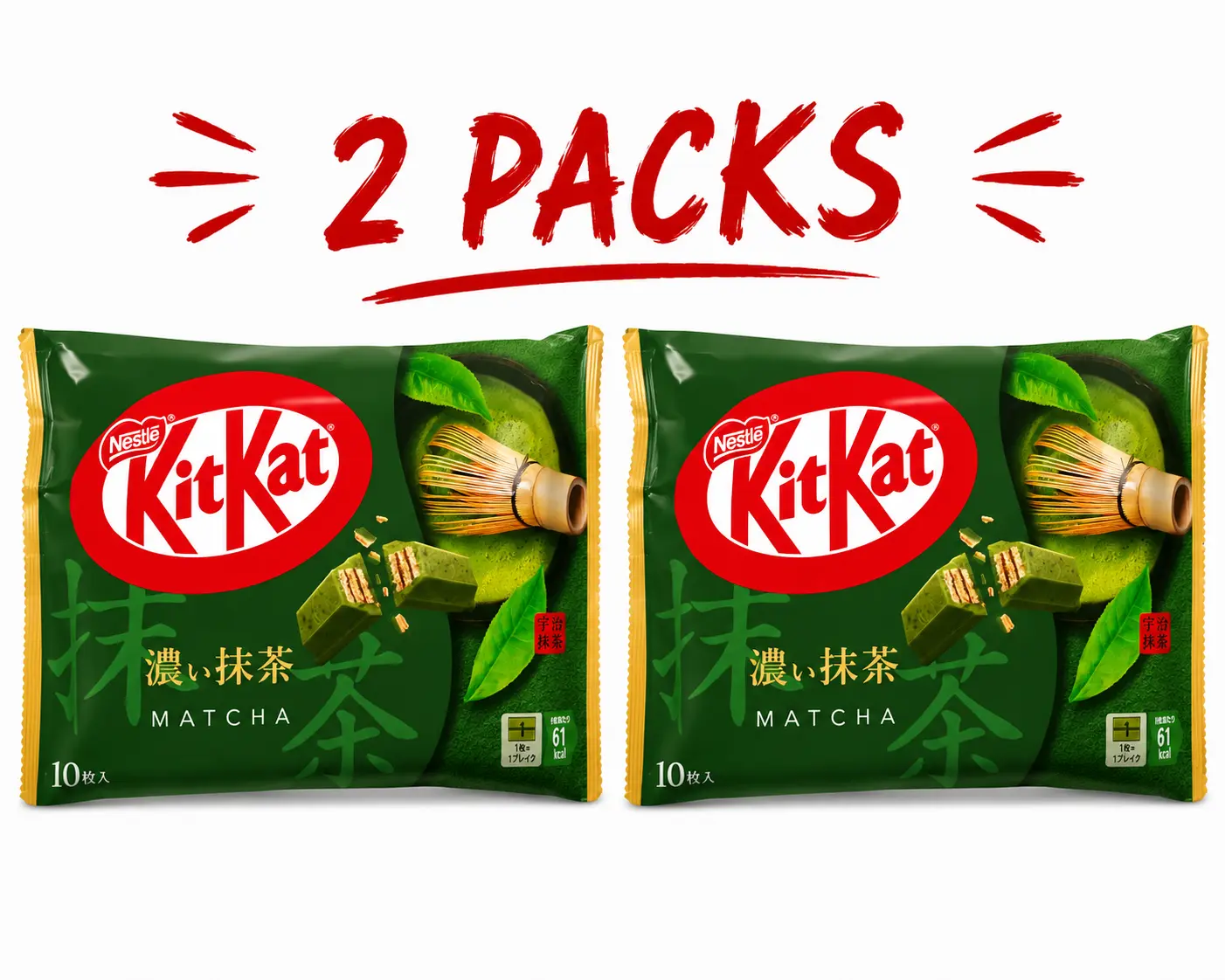 NESTLE KitKat Matcha Green Tea Flavor 2 packs
