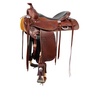 South Texas Tack Full Slick Out Trail Saddle