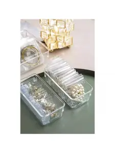 Transparent Jewelry Zipper Bag - Rustproof, Self-Sealing, Waterproof Plastic Pouch, Suitable for Rings, Earrings, Necklaces - Portable Travel Storage Box, Scratch-Resistant Protective Design, Semi-Transparent Lining