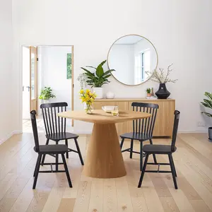 [Bellemave] 2 Pieces/4 Pieces Of Dining Chair Set, Rubber Wood Material, Solid Wood Chair for Kitchen, Living Room