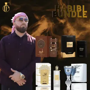 Habibi Bundle | Asad Bourbon + Aviator Karim + Al Awaal Blanco + Shiyaaka Shadow | Eau De Parfum | Unisex Fragrance | 100 ML | Sea Notes - Sea Salt & Grapefruit