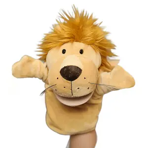 Animal figurines with multiple styles, plush toys that can open their mouths, lion, duck, monkey, kindergarten interactive dolls poopsie surprise