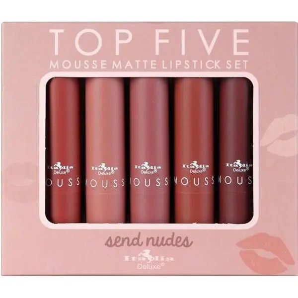 Italia Deluxe Mousse Matte Lipstick - Top Five Sets