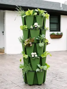 5 Tier GreenStalk Original Vertical Planter, green
