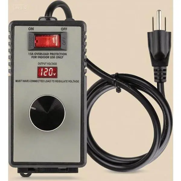 Variable Speed Motor Controller 15A 100V-120V with LED Display - Electronic Voltage Regulator for Power Tools, Overload Protection, Adjustable RPM for Smooth Operation, Durable & Safe Speed Control Device