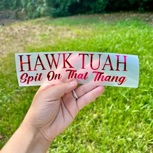 HawkTuah spit on that thang! (multiple colors) glossy and chrome finishes