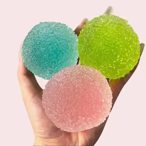 Crystal Mochi Ball Squishy, Stress Relief Squishies, Fidget Toy for Classic & Novelty Play decompression graduation gift