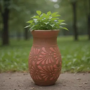 Pink Talavera Vase | Handcrafted Floral Pottery