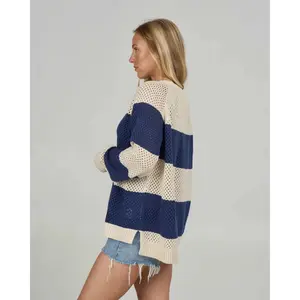 Salty Crew SIGNAL CREW Bright Navy Womens sweater