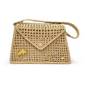 IRACA PALM DOLPHIN BAG BEIGE