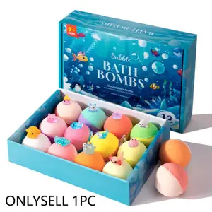 Bath Bombs for Kids with Surprisespringinside, 12 Pack Kid Bath Bombs Gift Set, Easter Basket Stuffers, Bubblebath with Toys, Skin Repair, Bubble Baths for Kids