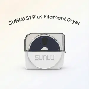 SUNLU Official Filament Dryer S1 Plus, 3D Printing Assistant Black Friday sales Built-in Circulation Fan, Filament Dryer Box Storage Box for 3D Printer Filament 1.75 2.85 3.00, S1 Plus White suit for bambu filament Black Friday sales Christmas  gitf