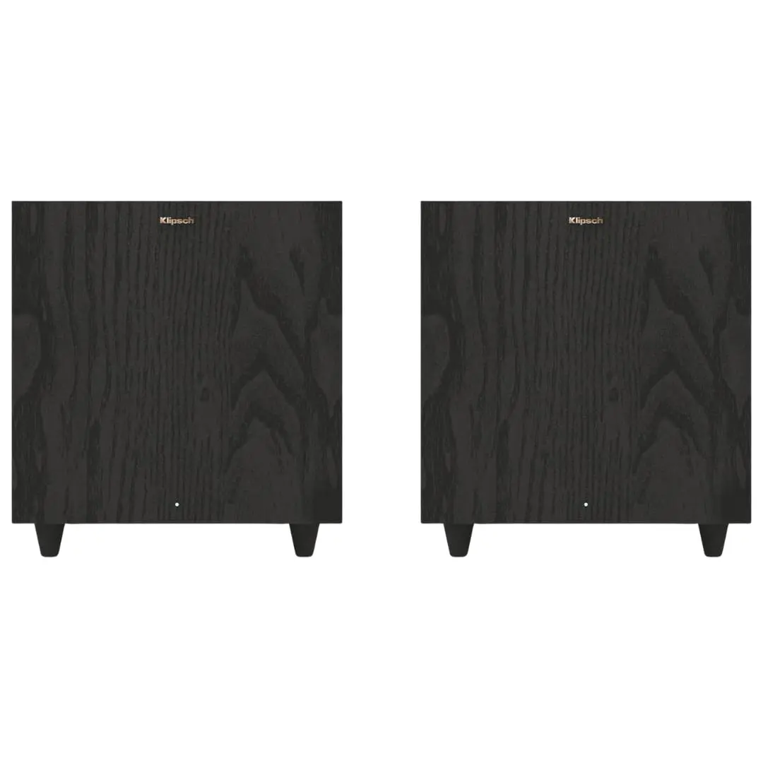 Klipsch R-80SWi 8" 150W Wireless Subwoofer - Down-Firing Driver, Spun Copper IMG Woofer for Deep Bass, Black Compact Design, Pre-Paired Transmitter, Cable/Port/Connection Support, Outlet Plug-In Audio Compatibility for Vinyl Use