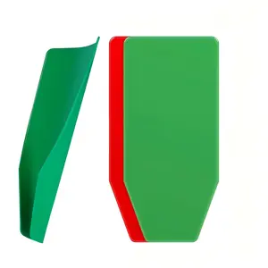 WOAOW 2pk  Flexible Draining Tool | Foldable Flex Oil Funnel for Automotive Use | Easy to Form Bendable Drain Tool for Car Oil Change (Red & Green)