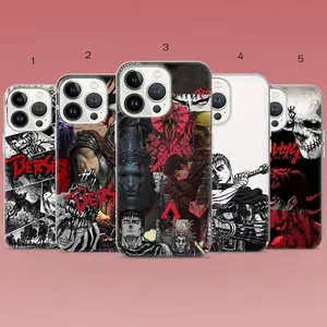 Berserk Anime Phone Case: Kentaro Miura Compatible with iPhone 17, 16, 15, 14, 13, 12, 11, X & Galaxy.