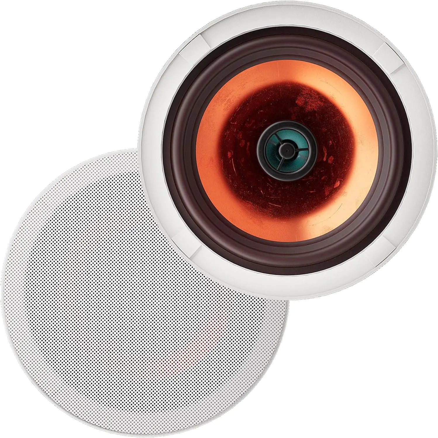 Herdio 2-Way Resistant Wired Bluetooth Ceiling Speakers - 4-in,5.25-in,6.5-in 300W,6.5-in 320W Models with Cable,110V Custom Digital Audio Streaming,Wall Mount Compatible,Stable Surround Stereo,Reliable Connection for Mobile Devices,Amplifiers, Amplifier,