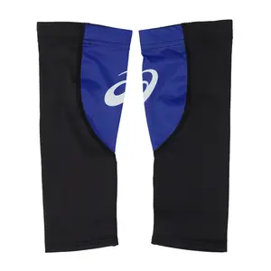 ASICS Mens Blocks Calf Sleeve  - Black, Blue
