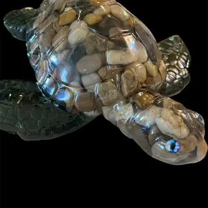Large Epoxy Resin Turtle
