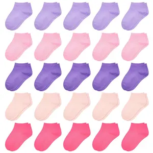 TPHON Kids Socks - 25 Pairs Toddler Ankle Socks Set, Low Cut for Boys & Girls (0-10 Years Old) soft comfy sock Cute Unisex Kids' Crew Kneesocks