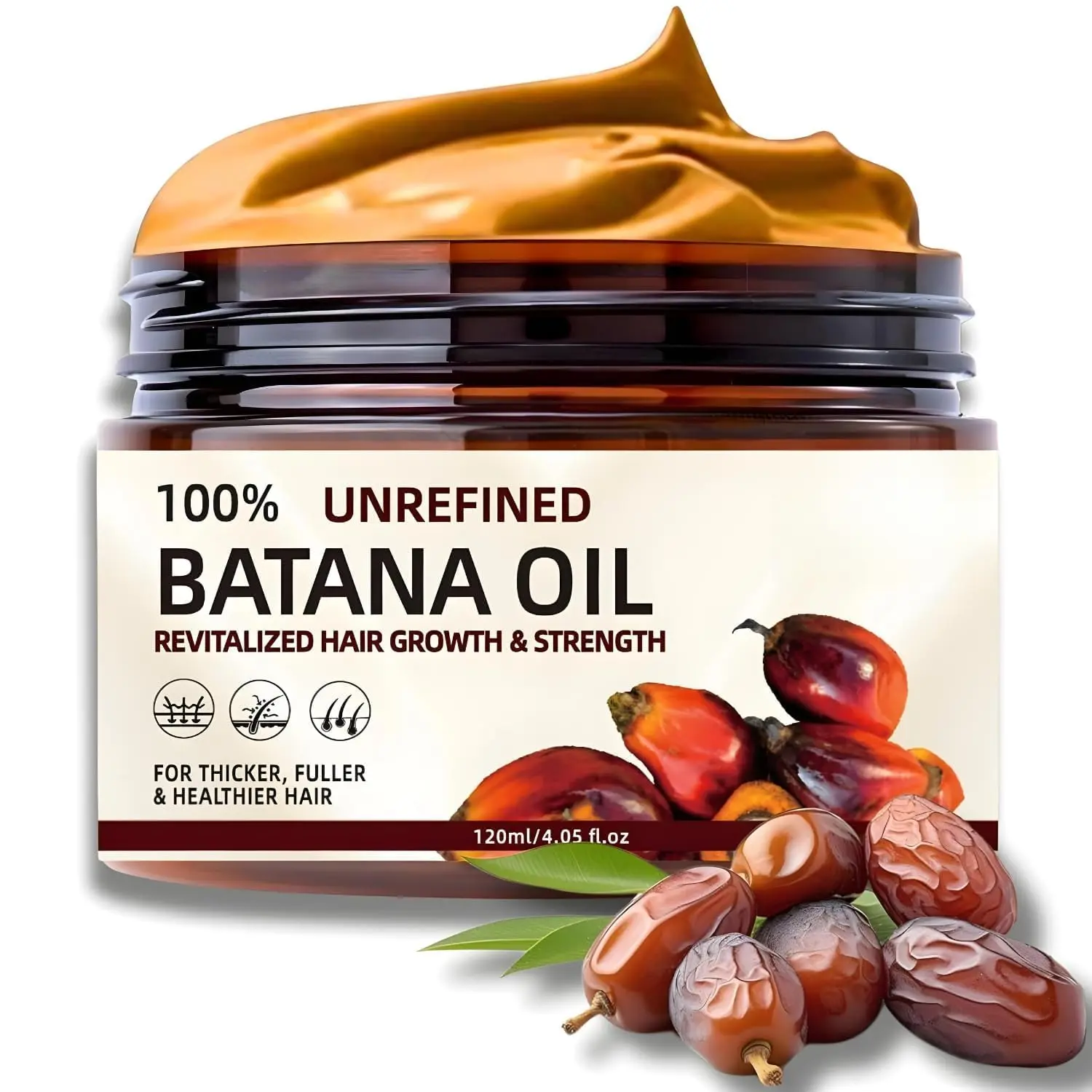 Batana Hair Serum - Deep nourishing and repairing, strengthening hair roots, hair serum, strengthening hair, improving hair follicles, nourishing scalp, suitable for men and women