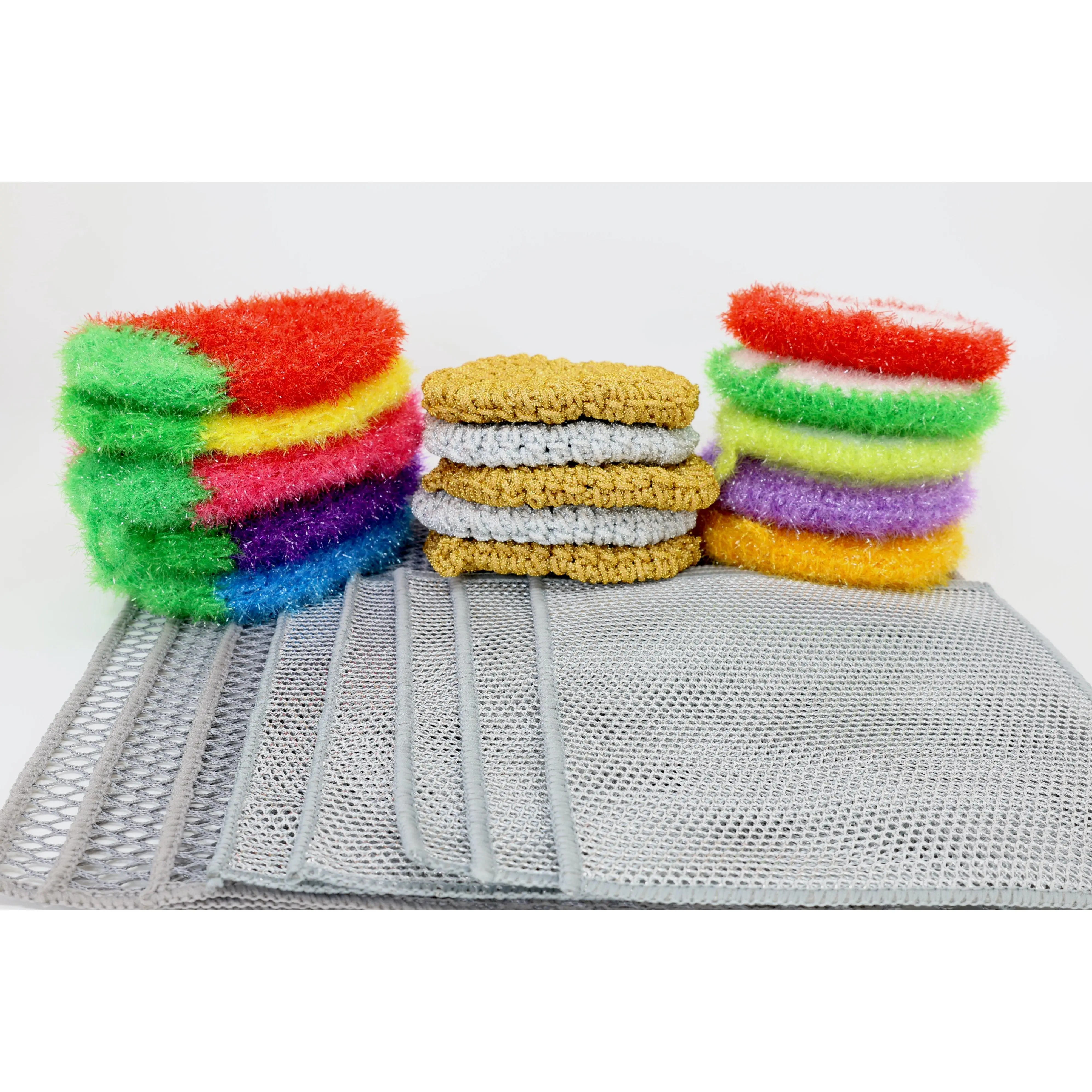 Korean Scrubber, Non Scratch Scourer and Mesh MEGA PACK (23 PCS)