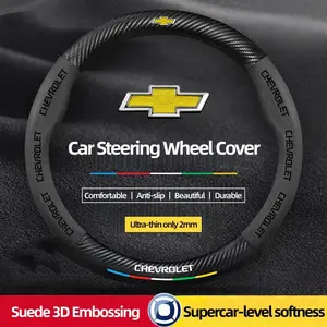 Suede Car Steering Wheel Cover for Chevrolet Cruze Groove Impala Matiz Beat Volt Corsa Optra Lacetti Malibu Xl Epica Accessories
