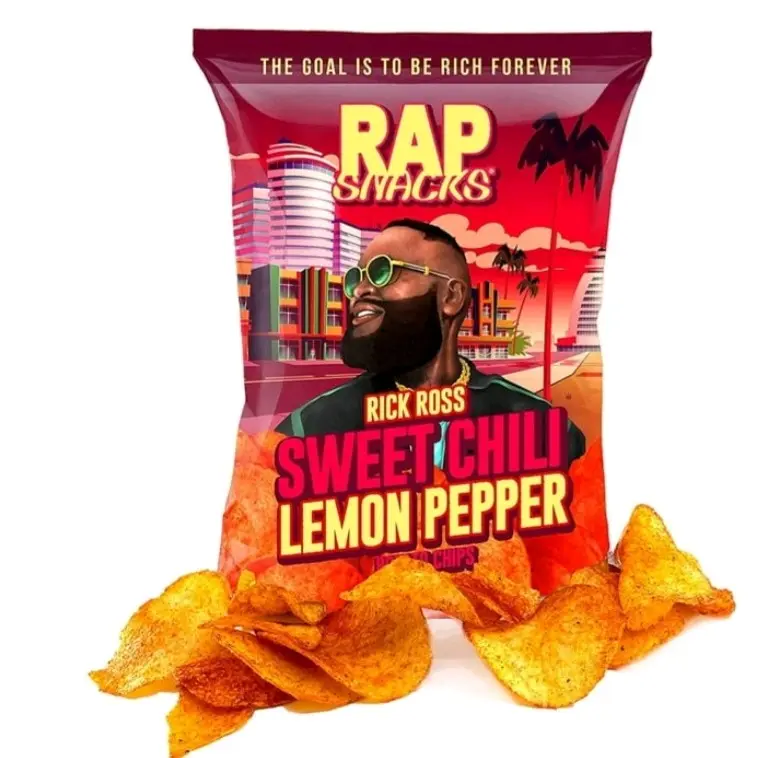 1 Rap Snacks Rick Ross Sweet Chili Lemon Pepper Potato Chips 1 Rap Snacks Rick Ross Sweet Chili Lemon Pepper Potato Chips