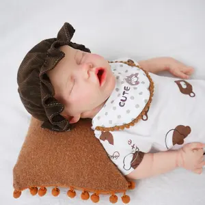 FunCuddle NO.4 doll, 17.52-inch baby girl doll, all silicone doll, reborn doll, baby like skin, realistic appearance, suitable for companionship and role-playing toy dolls, exquisite packaging