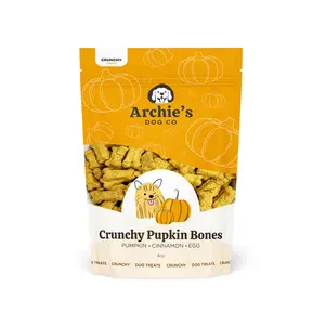 Crunchy Pupkin Bones Dog Treats