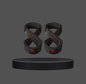 Figure 8 Lifting Strap Padded Deadlift Straps Heavy Duty Weight Lifting Straps Strongman Axle Bar Straps Weightlifting Wrist Wraps