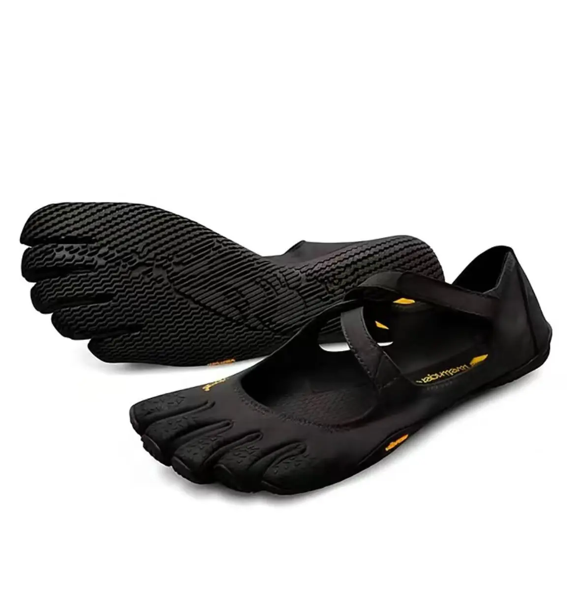 Five Finger Yoga Shoes, Soft Sole Barefoot Minimalist Shoes, Non-Slip Breathable Split Toe Training Sneakers, Indoor Outdoor Lightweight Fitness Dance Shoes, Anti-Slip Grip Pilates Barefoot Footwear for  Indoor Sports