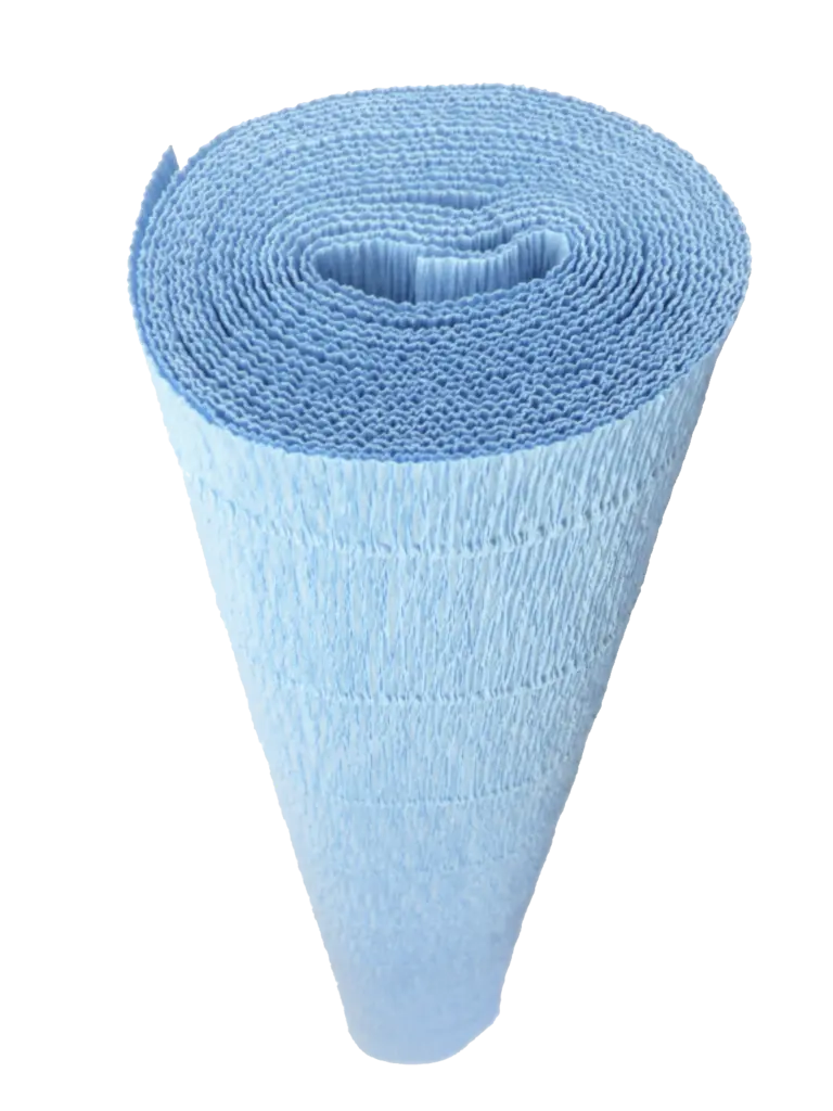 Italian Crepe Paper roll 180 gram - 556 SKYE BLUE