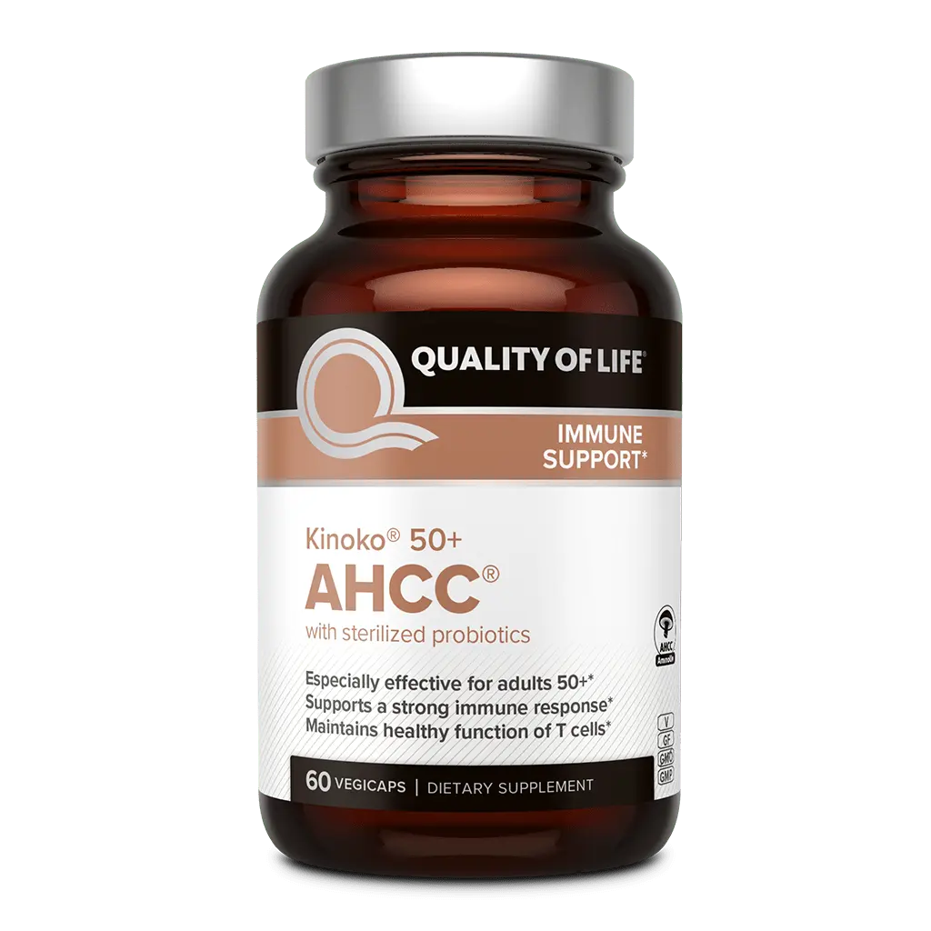 Kinoko️ 50+ AHCC️ | Immune Support Supplement | 60 vegicaps