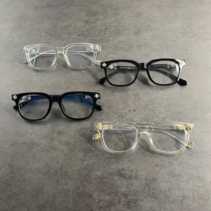 New Vintage Style Square Eyeglasses, Fashion Flat Lens Decorative Glasses, Comfortable Lightweight Frames for Daily Wear