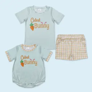 Cutest bunny kids boy easter clothes