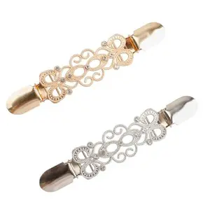 2 Pcs Sweater Shawl Clip for Shawl Cardigan Sweater Clothes Pant Tightener Women's Dress Waist Clip