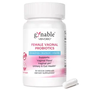 Gynable Women's Probiotics for HPV, BV, Yeast, pH Balance,Odor Control, Flora Health, Bloating, Urinary & Gut Health, 10 Billion CFU Probiotic with 10-in-1 Lactobacillus Blend, VitaminC, D, E, Folate, Selenium, Portable Probiotics for Women #