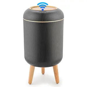 Smart Sensor Wastebasket, Convenient and Hygienic Easy to Use, Technology Sensor Waterproof Wastebasket Plastic Trash can for Kitchen, Bathroom, Bedroom, Living Room, Office and Outdoor