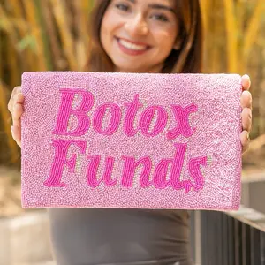 Botox Funds Beaded Clutch Purse
