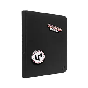 Ultra Pro Zippered PRO Binder 9-Pocket: Patchcraft - Black