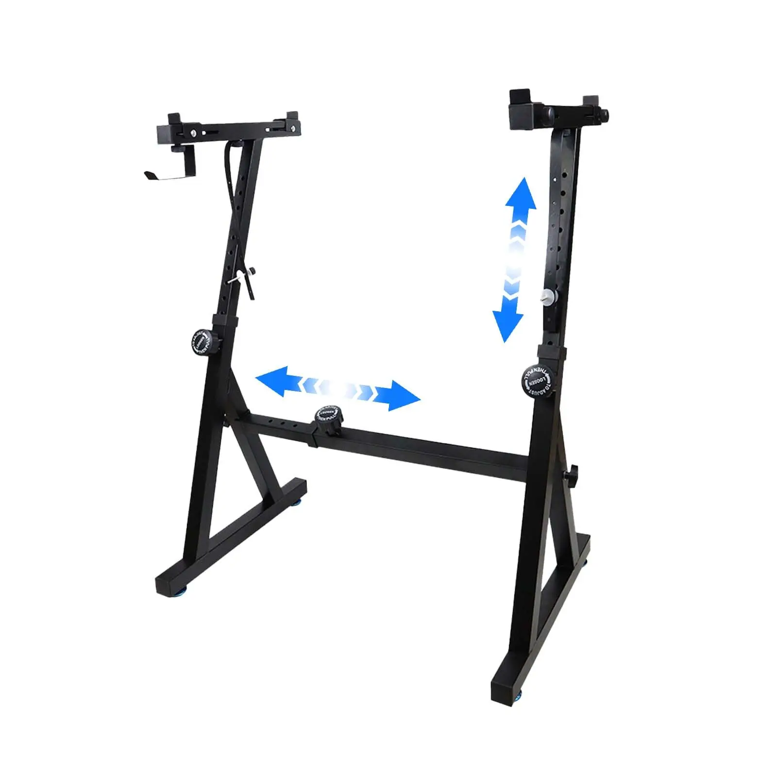 Garvee Keyboard Stand Piano Adjustable Z Style Piano Stands Heavy Duty Stable and Portable with Height and Width Adjustable Fits for 44, 54, 61 And 88 Keys Electric Pianos Black