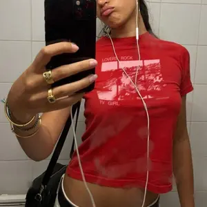 TV Girl “Lovers Rock” Baby Tee Y2K Graphic Top