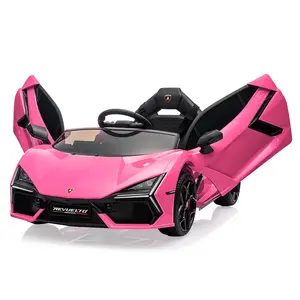 Kids 12V Battery Powered Ride On Sports Car, Parental Remote Control, Dual 25W Motors, Spring Suspension System, Headlights and Music, Perfect Gift for Toddlers 3+.