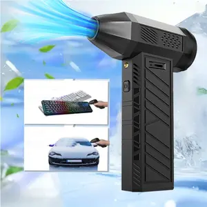 Handheld Turbo Jet Fan High Speed Compressed Air Duster, 150000RPM Super Power Electric Air Duster, Stepless Speed Regulation, Handheld Cordless Blower, Portable Dust Blower for Computer, Keyboard, House, Outdoor and Car