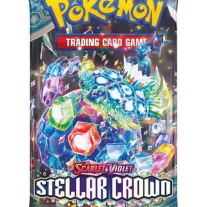 Pokémon Trading Card Game: Scarlet & Violet - Stellar Crown Sleeved Booster, Styles May Vary Model 190-87900 SKU 6588401