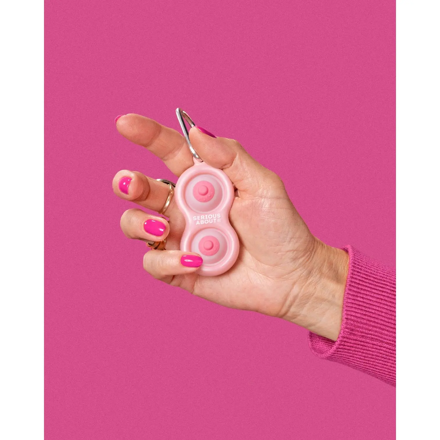 NIPPLE DIMPLE, pink frame, pink buttons NIPPLE DIMPLE, pink frame, pink buttons