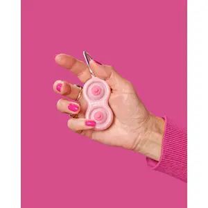 NIPPLE DIMPLE, pink frame, pink buttons