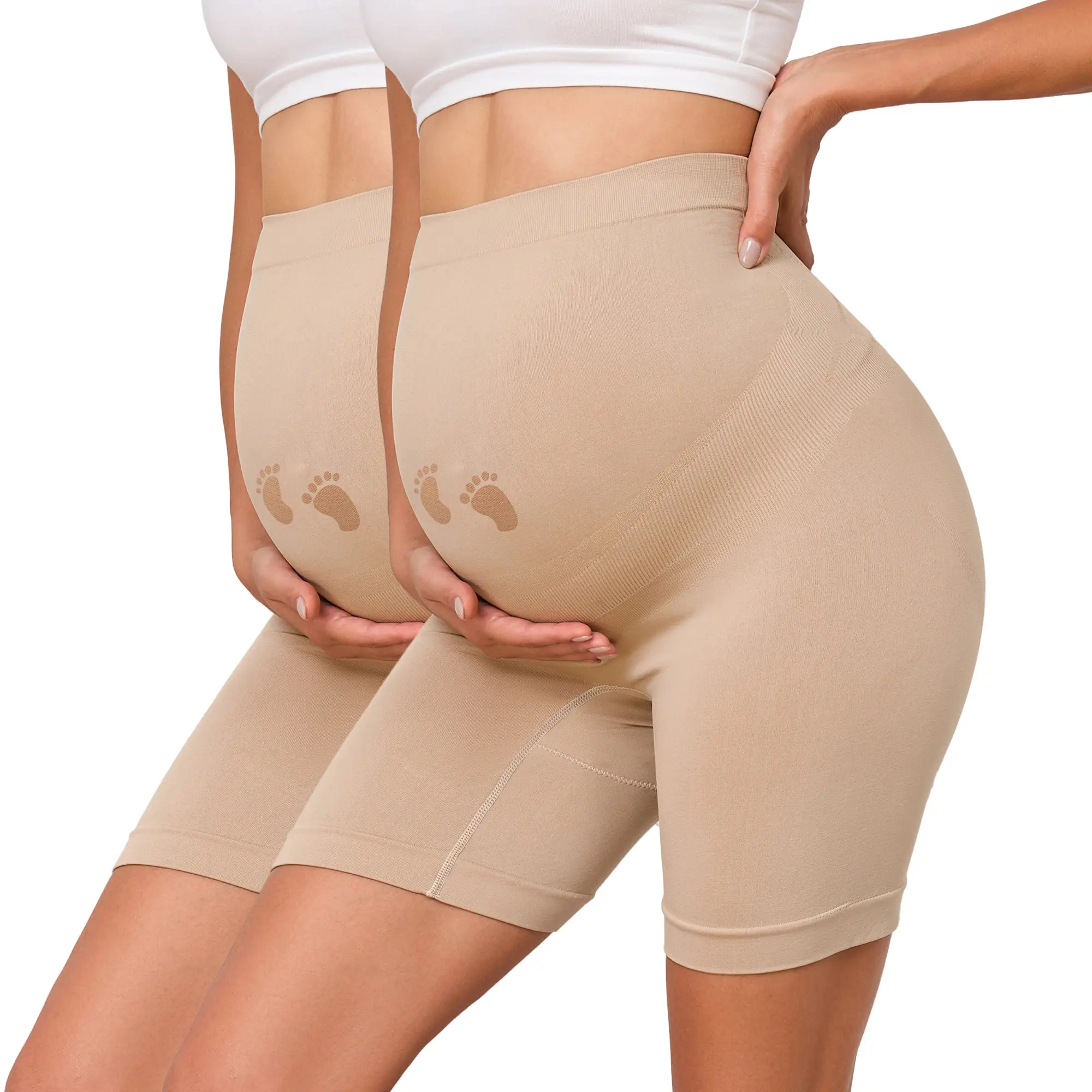 Shapewear Maternity Mid-thigh Shorts Baby Bumb for Mom-to-be Baby Boy  Shower Dess, Maternity